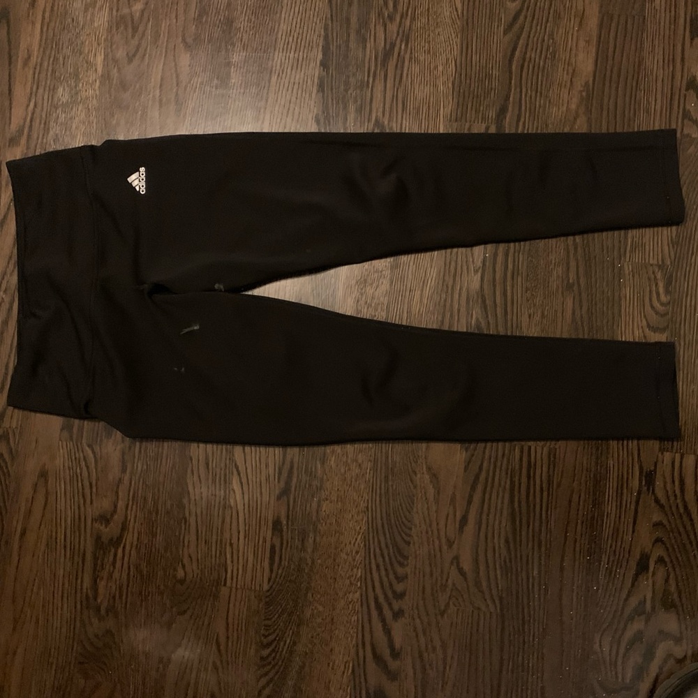 black adidas leggings